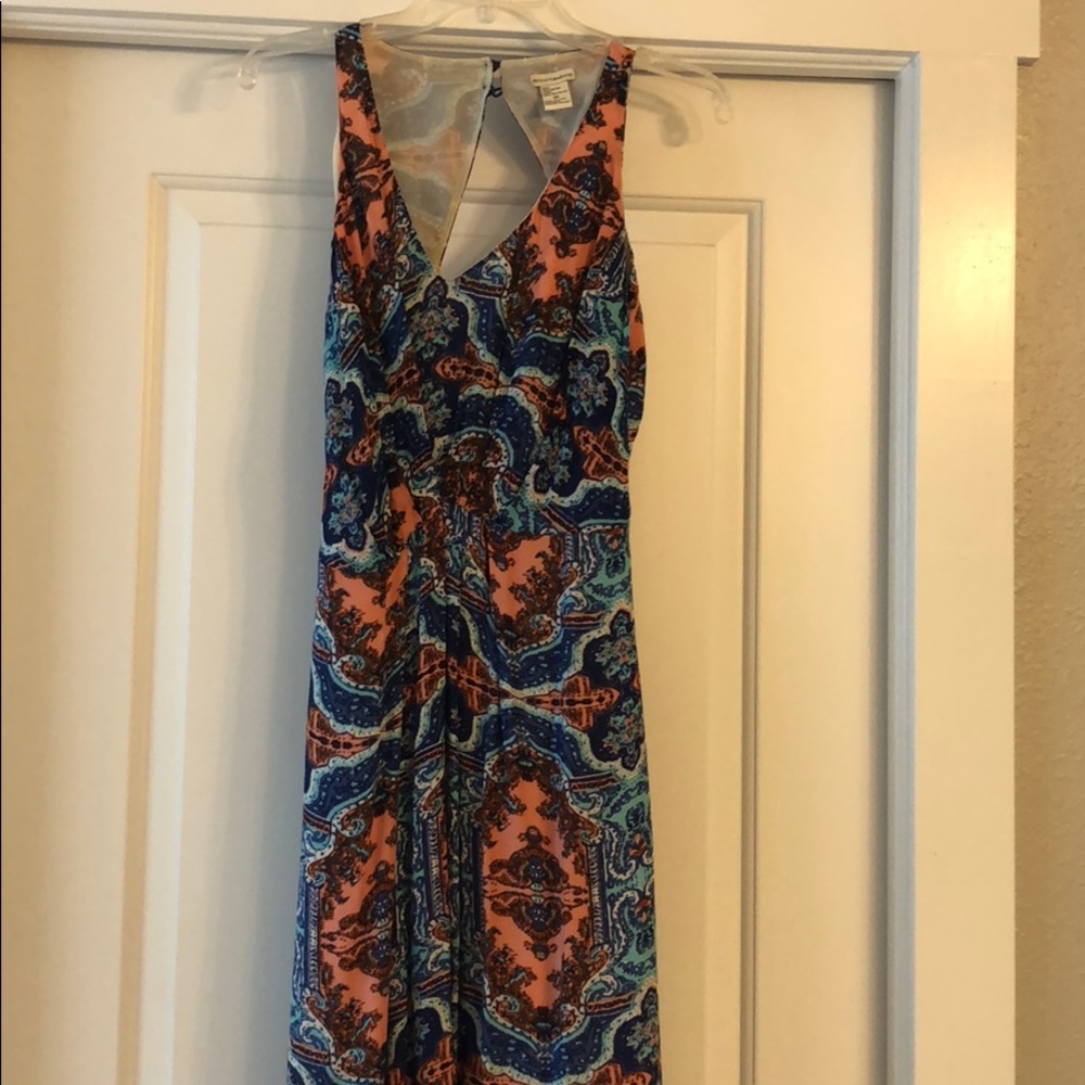 Open-back maxi dress